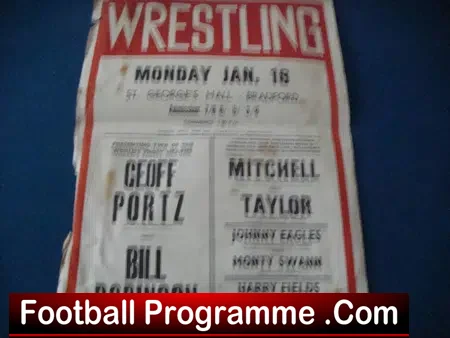 Wrestling Advertising Posters – Large – Selection 1960s