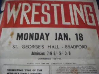Wrestling Advertising Posters – Large – Selection 1960s