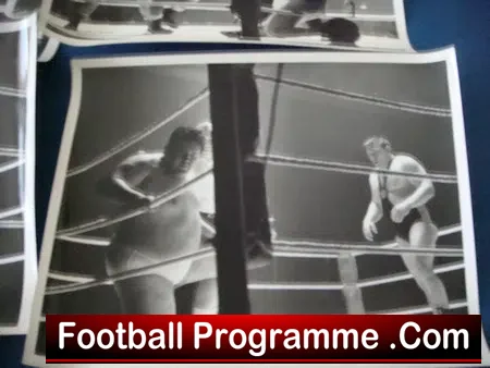 Wrestling Old Genuine Press Photographs X 15 - 1960s