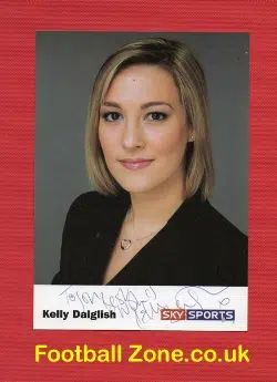 Kelly Dalglish Autograph Sky Sports Presenter SIGNED