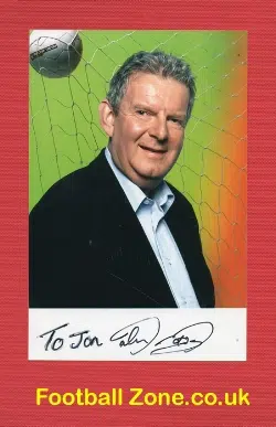 John Motson BBC Sports Presenter Motty Signed Autograph Picture