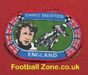 Chris Morton Engand Speedway Sew On Patch Badge
