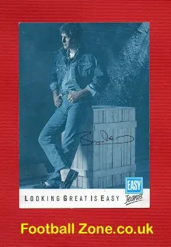 Manchester United Bryan Robson Autograph - Easy Jeans Promo