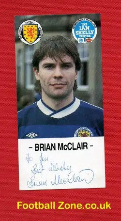 Manchester United Brian McClair Autograph – Scotland