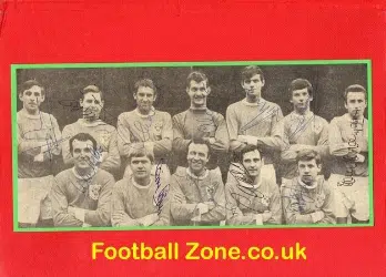 Blackpool Multi Signed Picture 1968