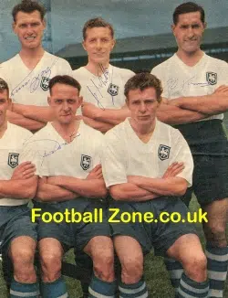 Preston North End Multi Signed Picture Autographed 1950's