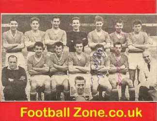 Manchester United - Multi Signed Team Picture 1950's