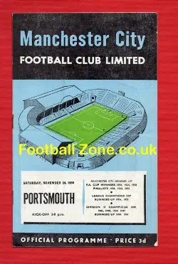 Manchester City v Portsmouth 1956