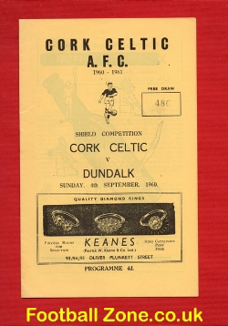 Cork Celtic v Dundalk 1960