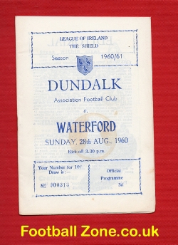 Dundalk v Waterford 1960