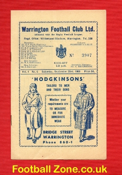 Warrington Rugby v York 1950