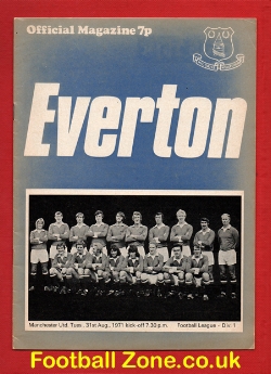 Everton v Manchester United 1971