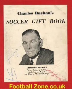 Charles Buchan Multi Signed Page 1950s