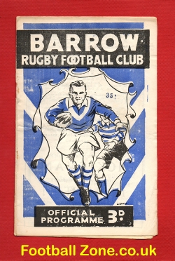 Barrow Rugby v Wigan 1963