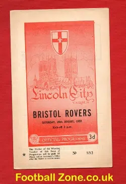 Lincoln City v Bristol Rovers 1959