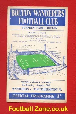 Bolton Wanderers v Wolves 1960