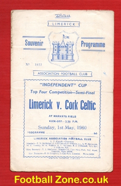 Limerick v Cork Celtic 1960 – Semi Final