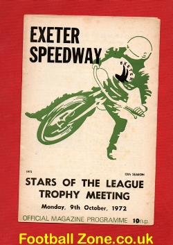 Exeter Speedway Stars Of The League Trophy 1972 – Mauger