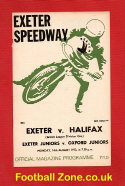 Exeter Speedway v Halifax 1972