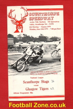 Scunthorpe Speedway v Glasgow Tigers 1979
