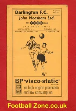 Darlington v Lincoln City 1962 - FA Cup Replay