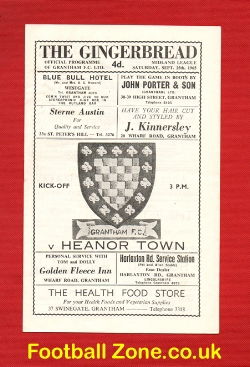 Grantham Town v Heanor Town 1965