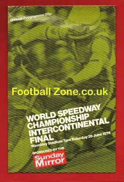 World Speedway inter Continental Final 1976  London