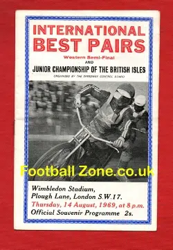 Speedway International Best Pairs Semi Final 1969 at Wimbledon