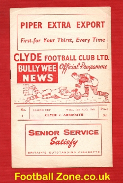Clyde v Arbroath 1964