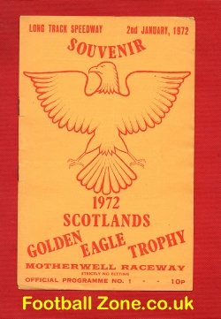 Motherwell Long Track Golden Eagle Trophy 1972