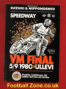 Germany Speedway Programme 1980 - VM Final