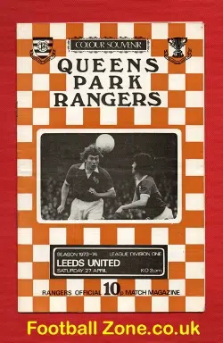 Queens Park Rangers v Leeds United 1974 - Title Decider