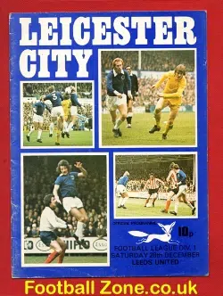 Leicester City v Leeds United 1974