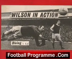 Arsenal Bob Wilson Signed Picture + Pat Rice - football memorabilia