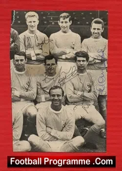 Blackpool FC Multi Signed Team Picture 1963 - football memorabilia