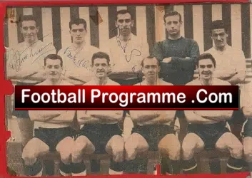 Bury Football Club Multi Signed Team Squad Picture 1962 - football memorabilia
