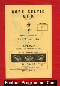 Cork Celtic v Dundalk 1960