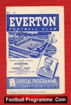 Everton v Stoke City 1948
