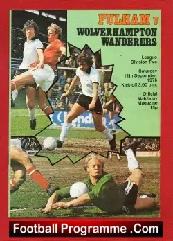 Fulham v Wolves 1976 – George Best + Bobby Moore + Rodney Marsh