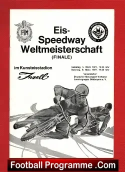 Germany Speedway Programme 1977 – Finals Weltmeisterschaft
