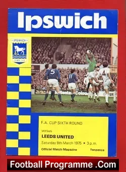 Ipswich Town v Leeds United 1975