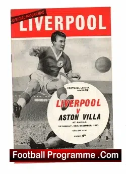 Liverpool v Aston Villa 1964