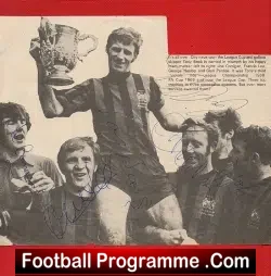Manchester City Multi Signed Picture 1970 LC Final Corrigan Lee - football memorabilia