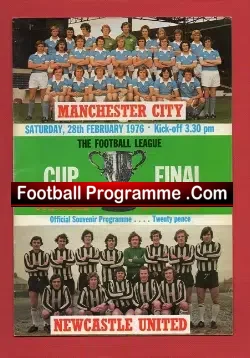 Manchester City v Newcastle United 1976 – League Cup Final
