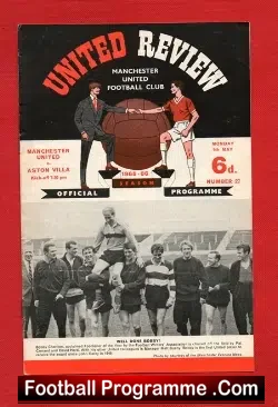 Manchester United v Aston Villa 1966
