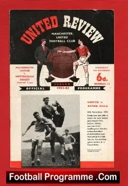 Manchester United v Nottingham Forest 1962