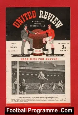 Manchester United v Stoke City 1951