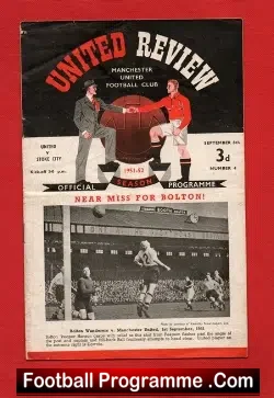 Manchester United v Stoke City 1951