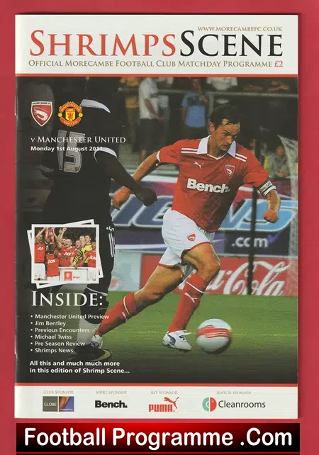 Morecambe v Manchester United 2011