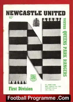 Newcastle United v QPR 1975